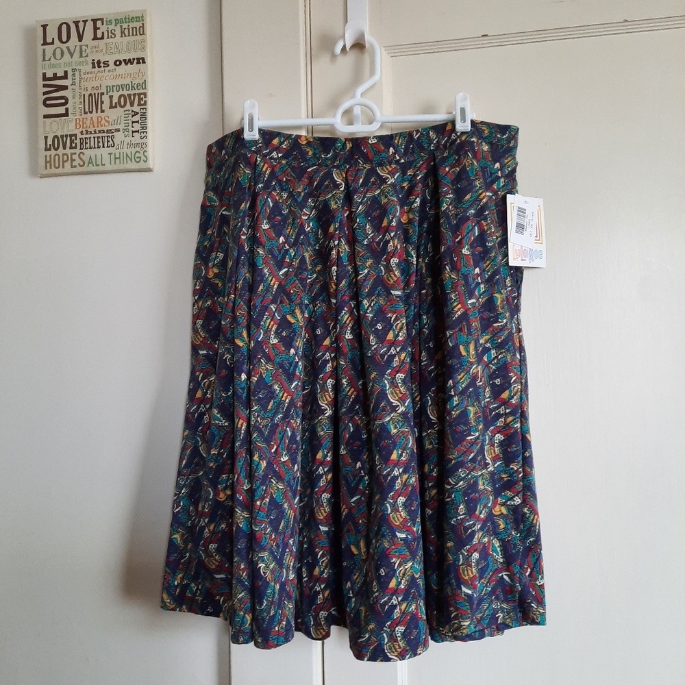 LuLaRoe Madison Skirt, 2XL